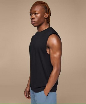 Black Men On Cloud Focus Tank | IE_ON8792